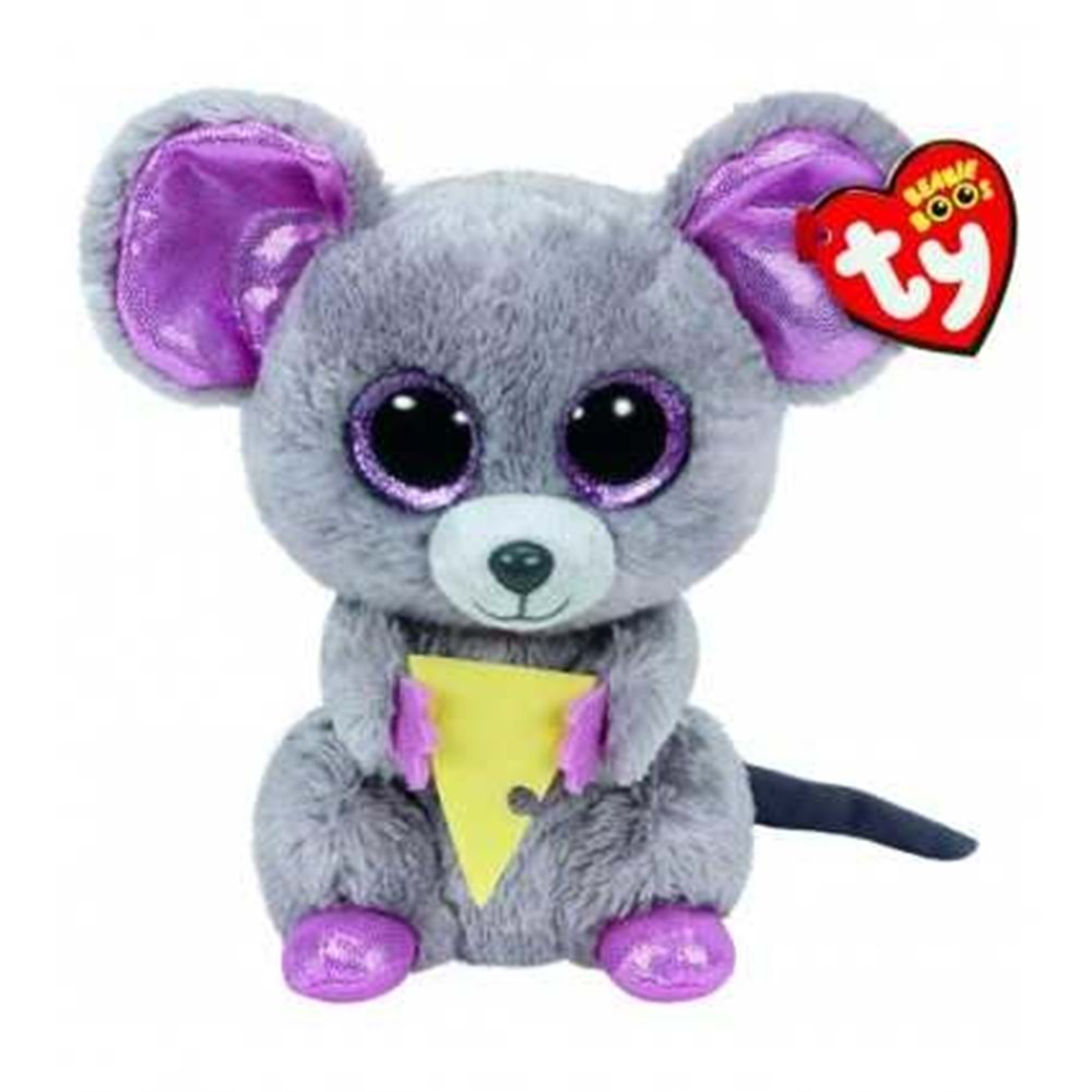 TY-Beanie Boos Peynirli Fare Peluş 15 Cm 36192