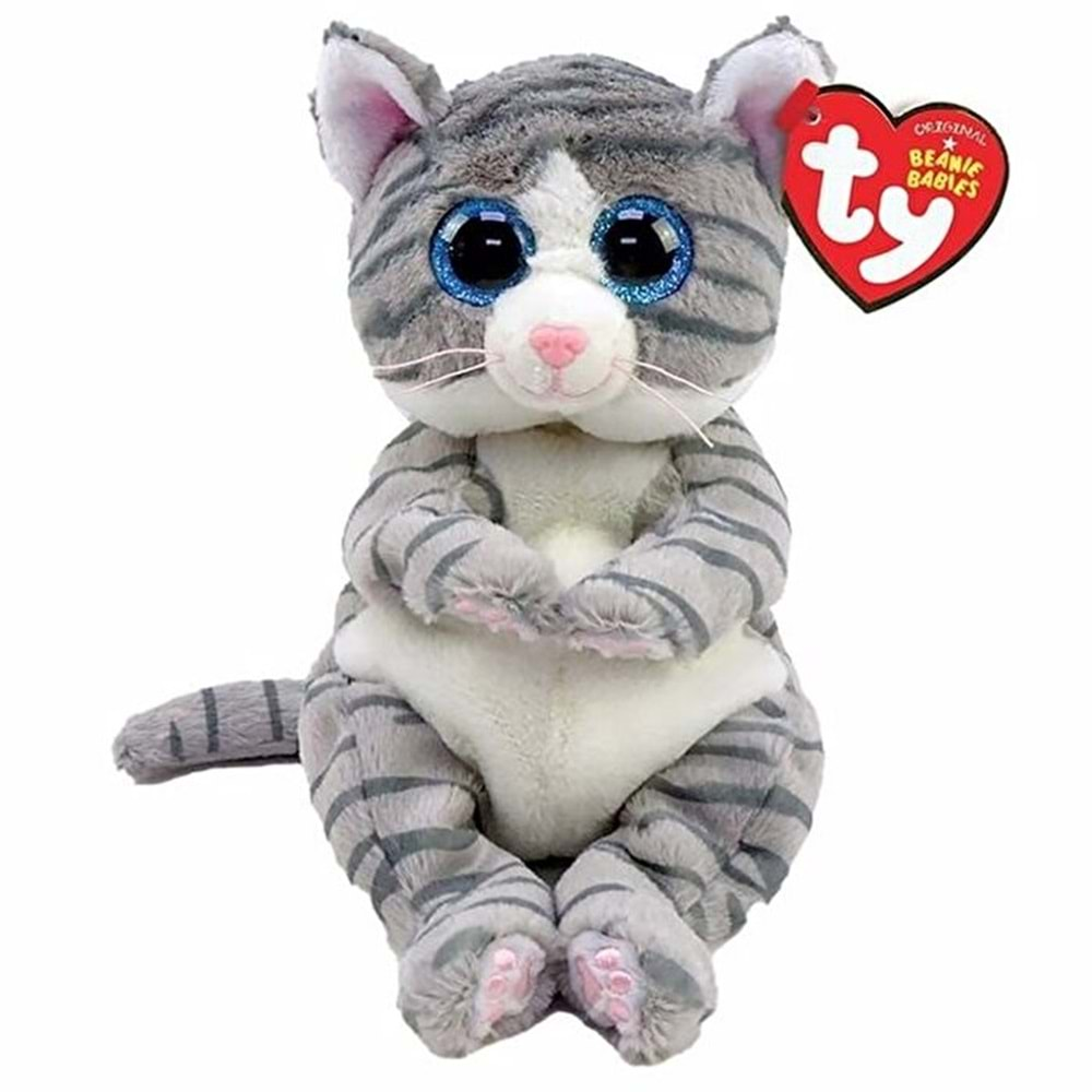 TY-Mıtzı Tabby Gri Kedi 20 Cm 40539