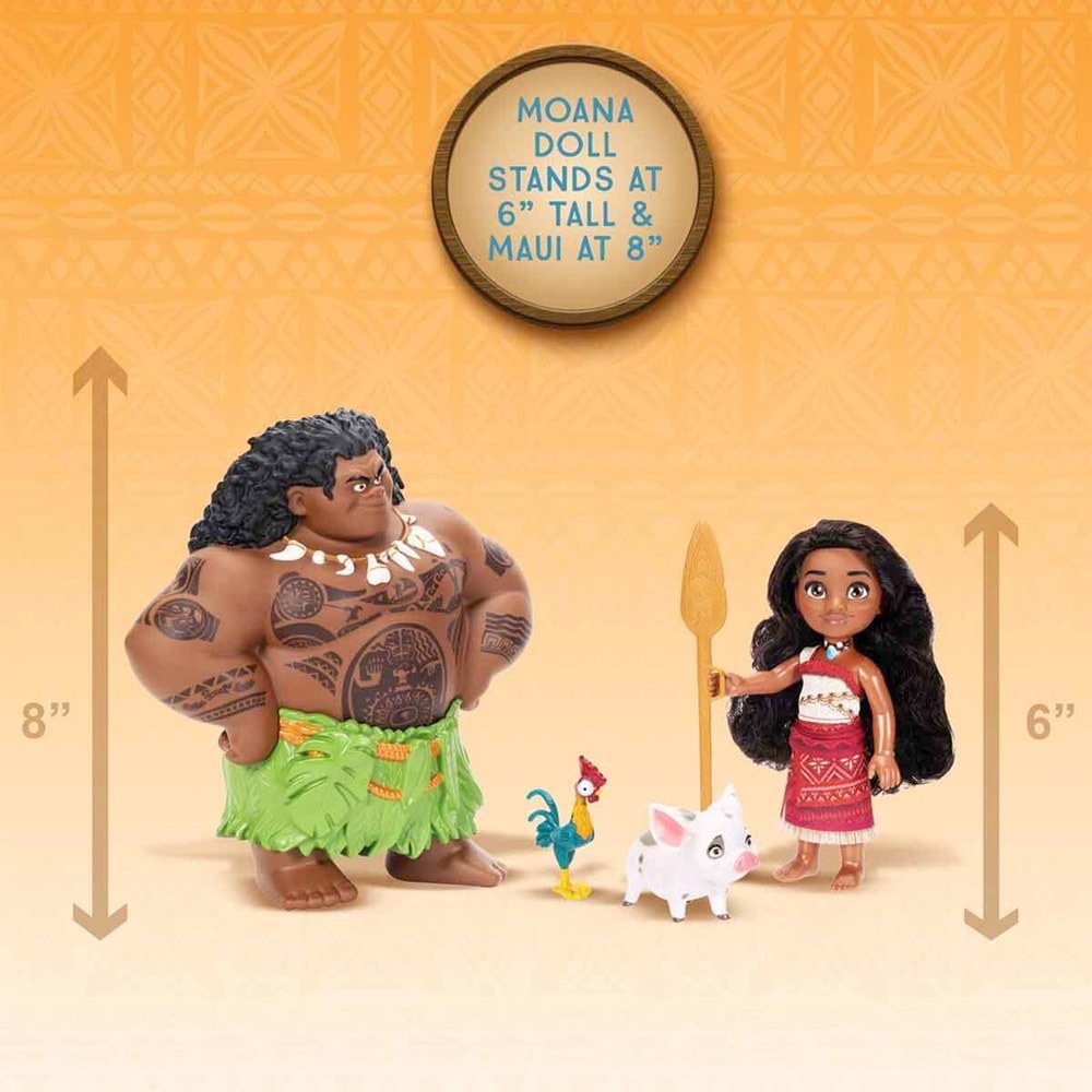 Disney Moana 2 - Moana ve Maui Oyun Seti 15CM