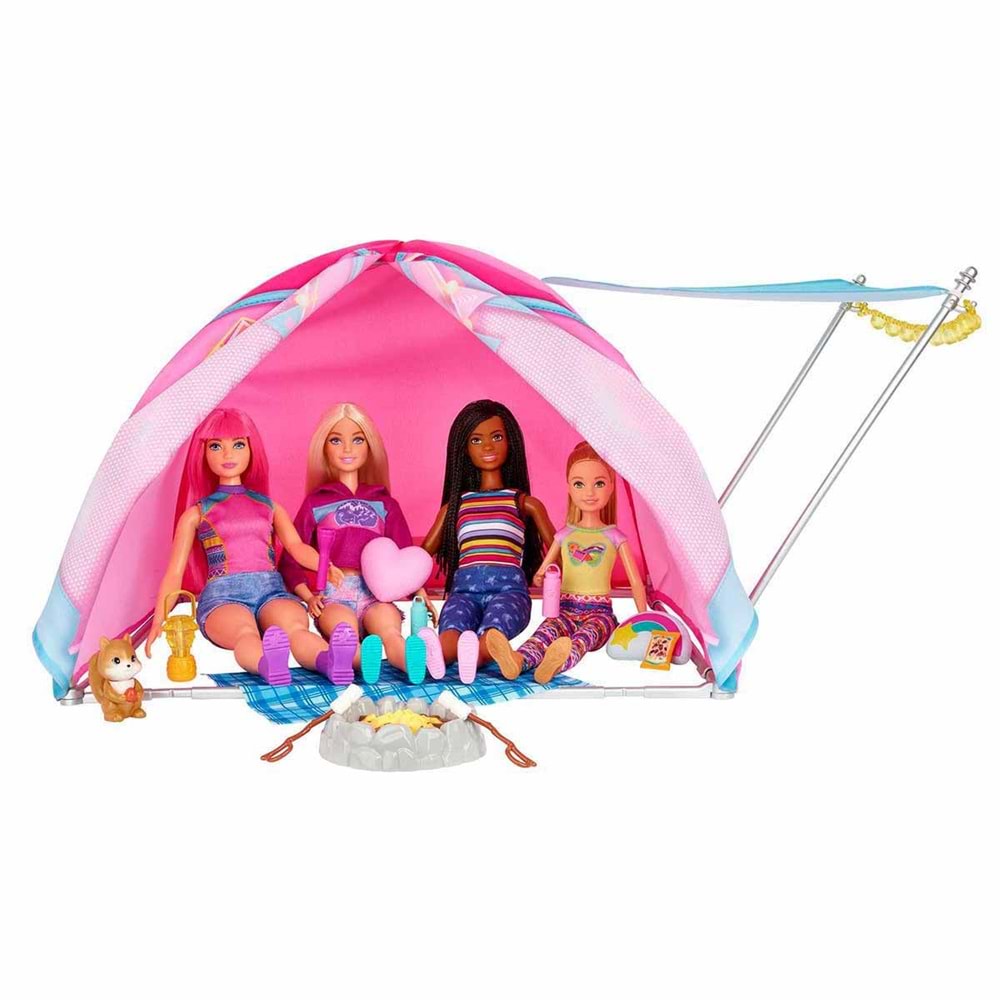 Barbie® Malibu ve Brooklyn Kampta™ Oyun Seti HGC18