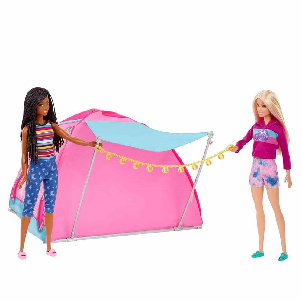 Barbie® Malibu ve Brooklyn Kampta™ Oyun Seti HGC18