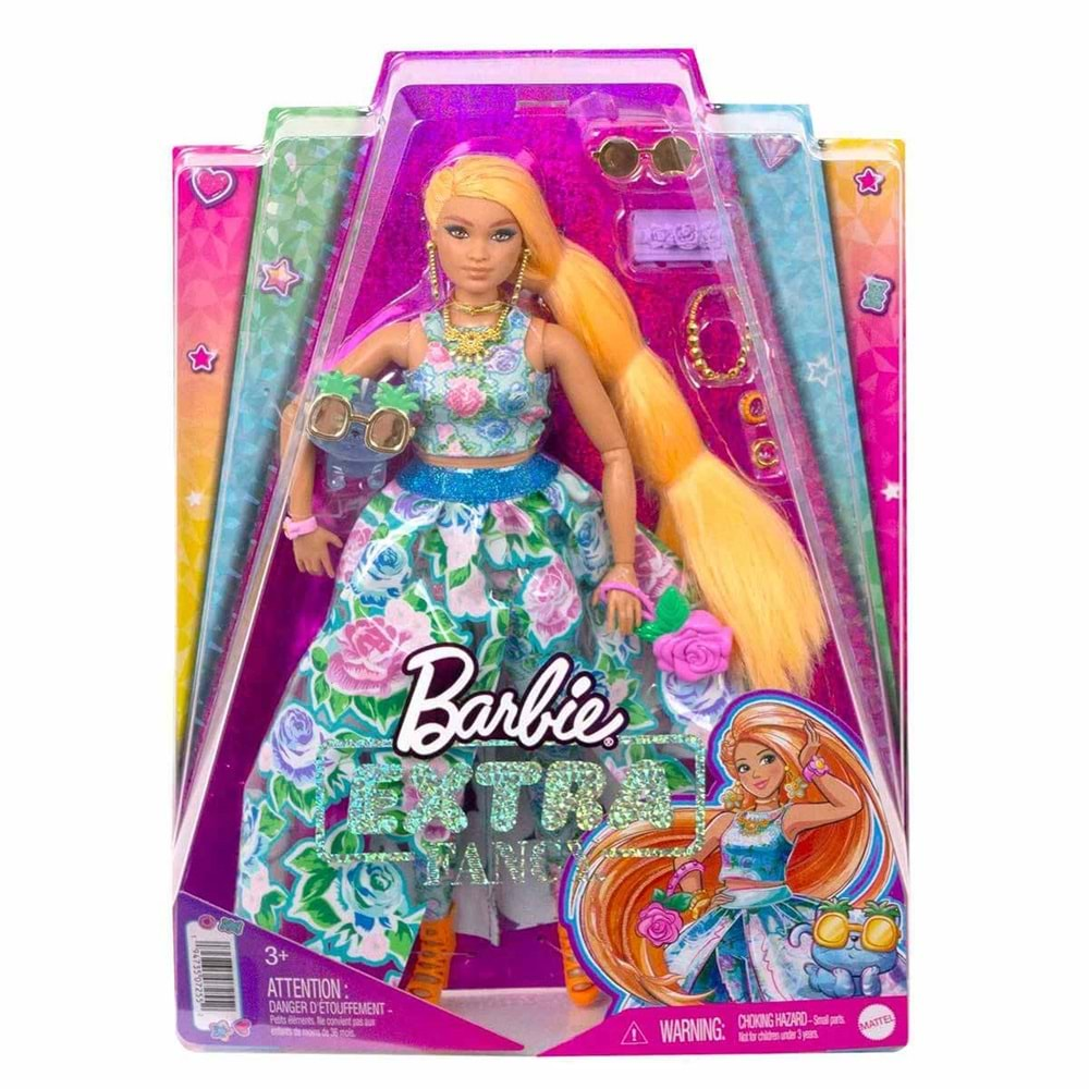 Barbie Extra Fancy - Çiçekli Kostümlü Bebek HHN14