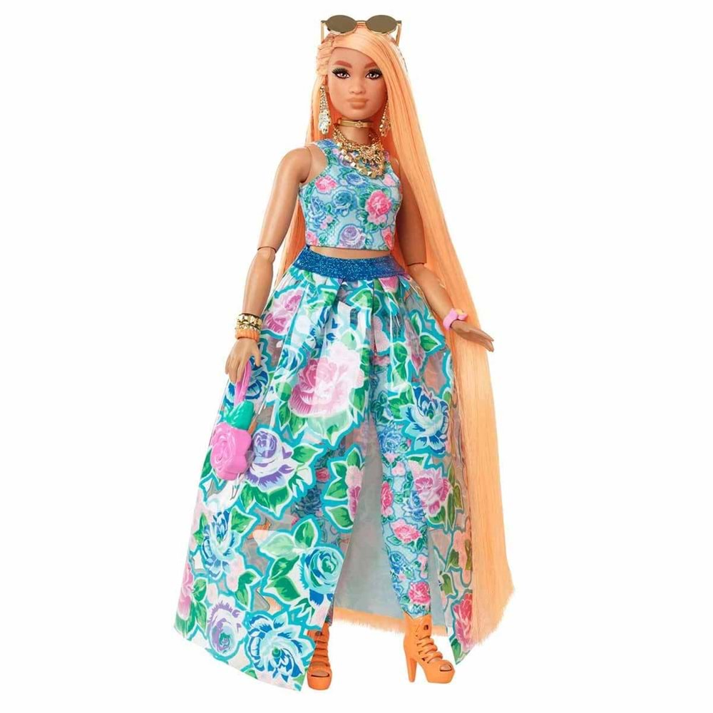 Barbie Extra Fancy - Çiçekli Kostümlü Bebek HHN14