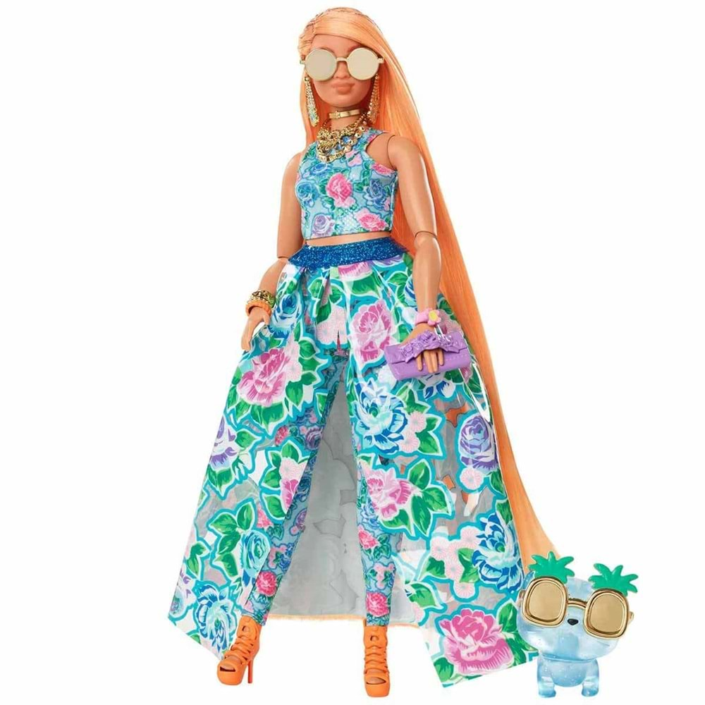 Barbie Extra Fancy - Çiçekli Kostümlü Bebek HHN14