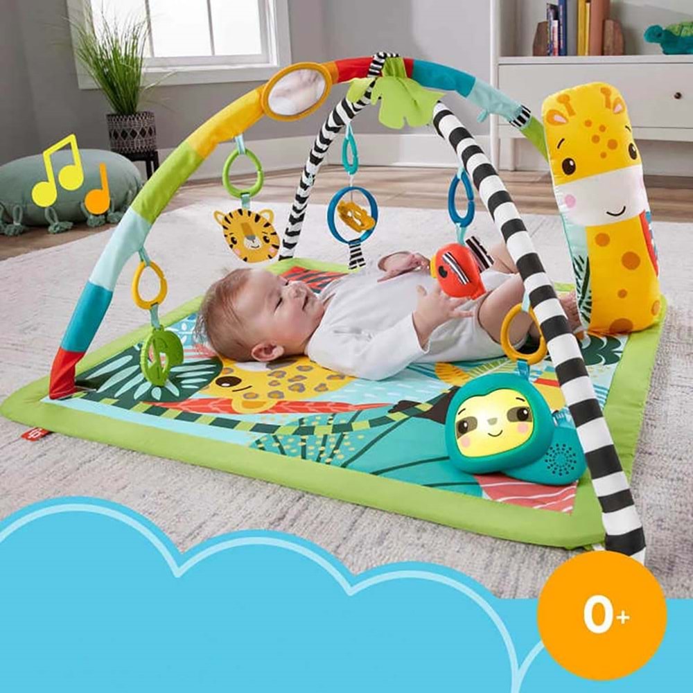 Fisher-Price® 3'ü 1 Arada Yağmur Ormanı Jimnastik Merkezi HJW08