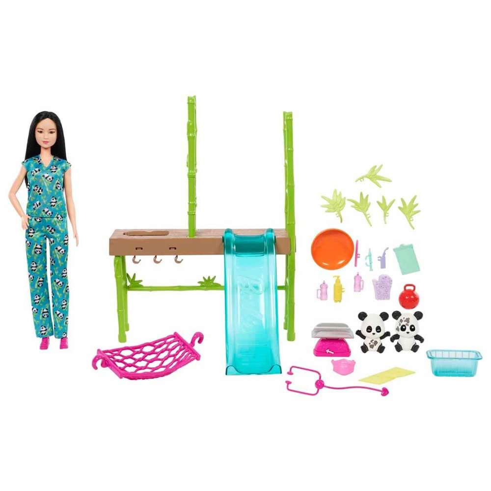 Barbie Panda Bakımı Oyun Seti HKT77