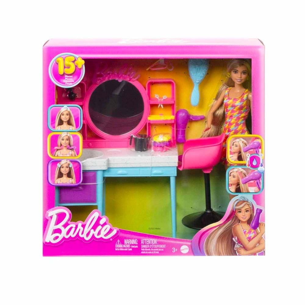 Barbie® Muhteşem Kuaför Oyun Seti HKV00