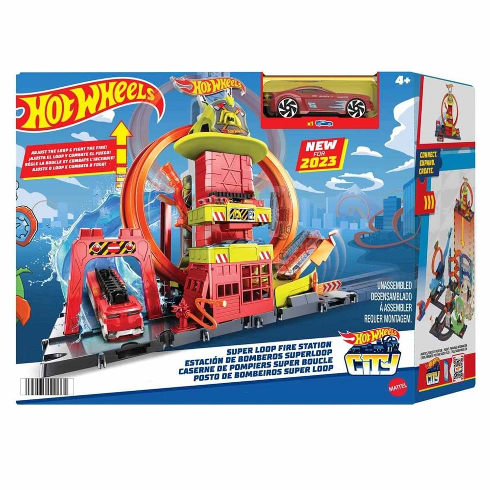 Hot Wheels Çember Pistli İftaiye İstasyonu HKX41