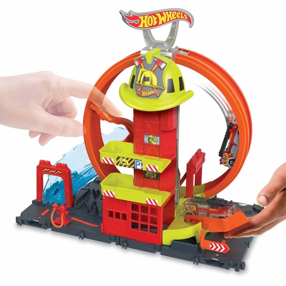 Hot Wheels Çember Pistli İftaiye İstasyonu HKX41