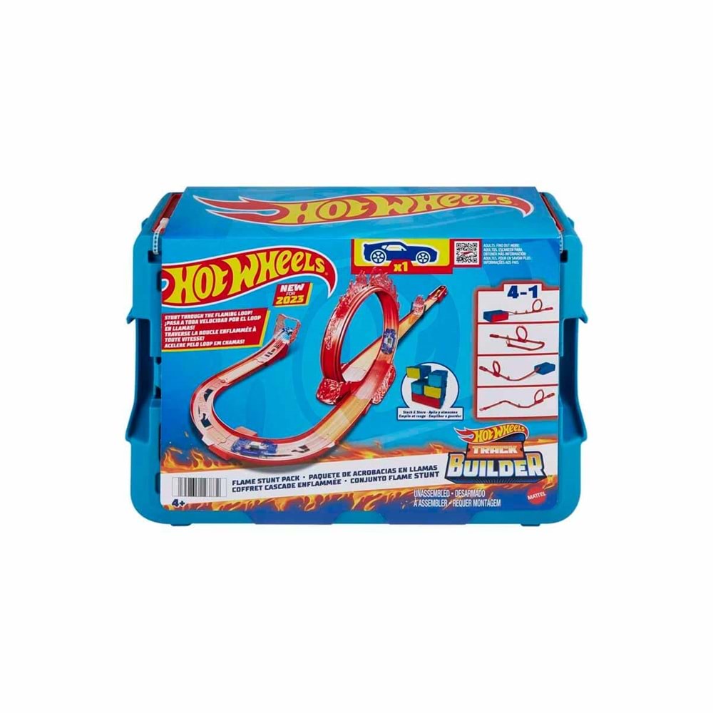Hot Wheels® Track Builder Alev Temalı Akrobasi Seti HMC04