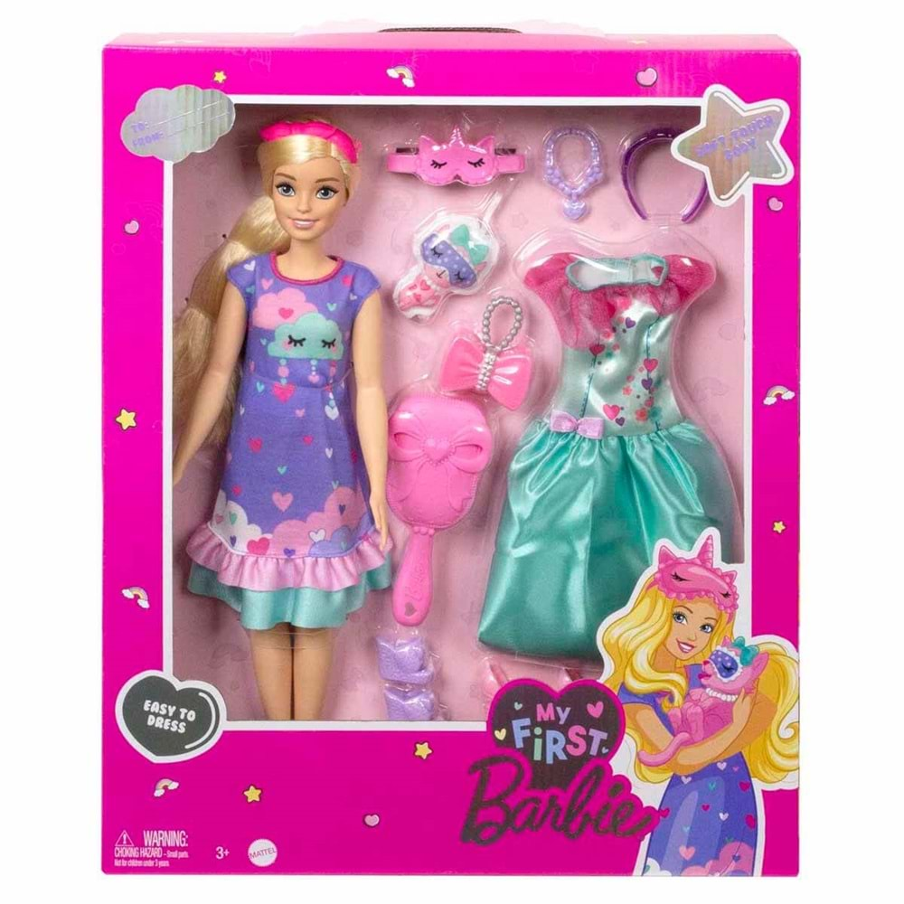 My First Barbie - İlk Bebeğim Barbie - Delüks Bebek HMM66