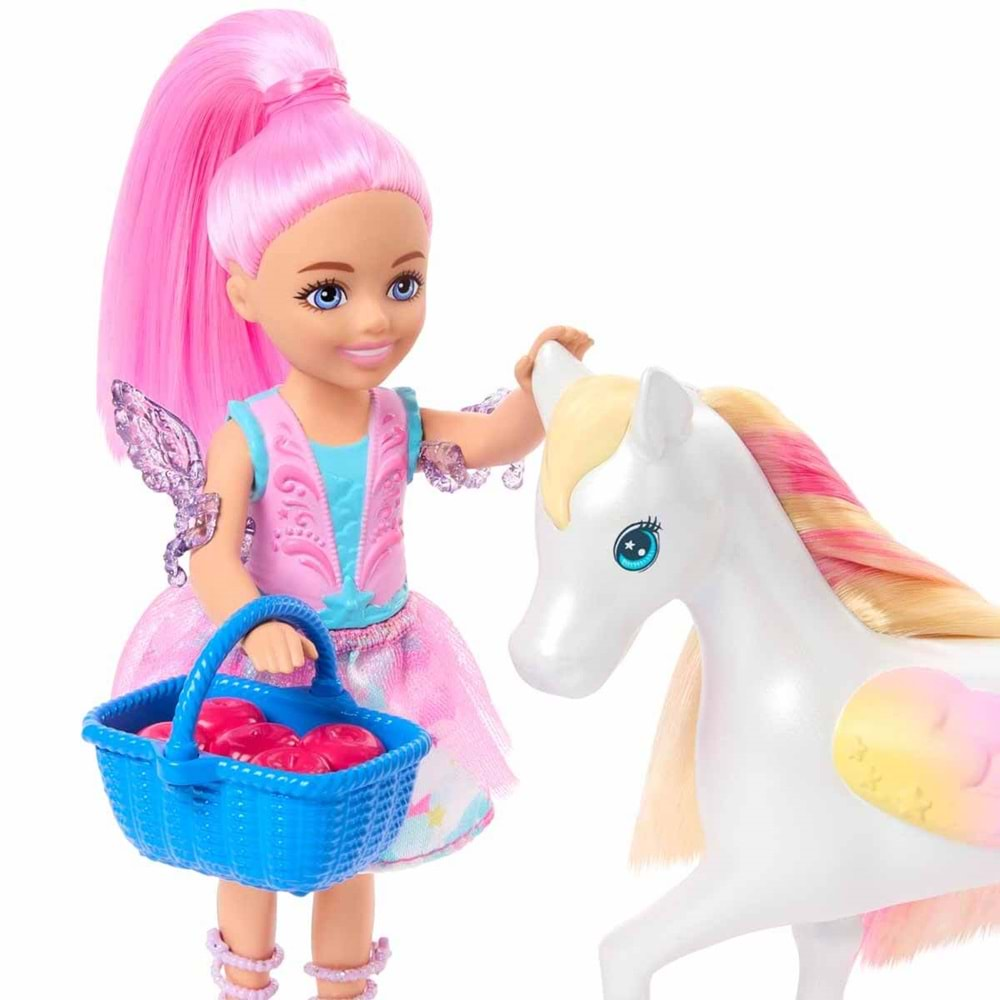 Barbie A Touch Of Magic Chelsea ve Pegasus Oyun Seti HNT67