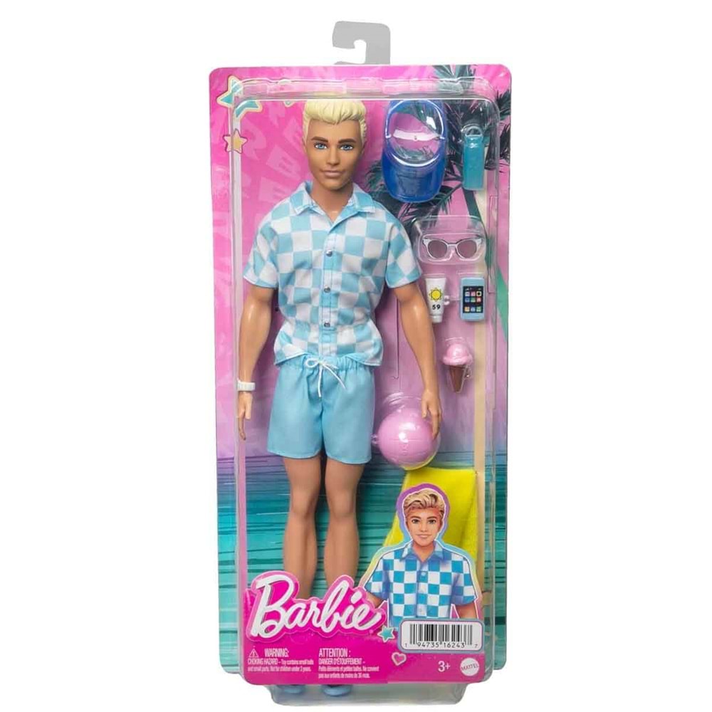 Barbie® Plaj Günü Oyun Seti -Ken HPL74