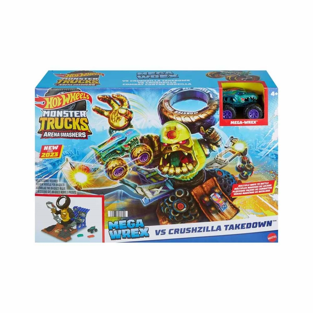 Hot Wheels Monster Trucks Arena'da Şampiyonluk Mücadelesi Oyun Seti HPN71