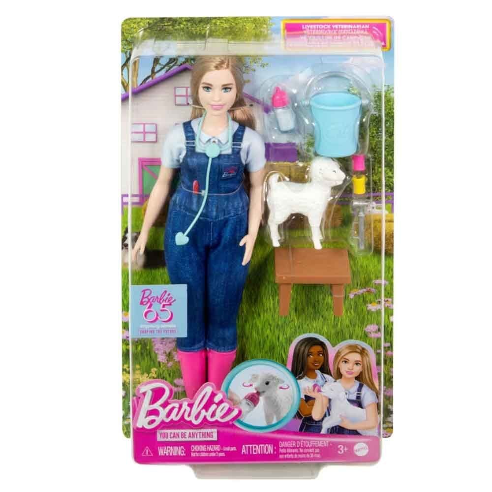 Barbie® 65. Yıl Deluxe Kariyer Bebekleri - Veteriner HRG42