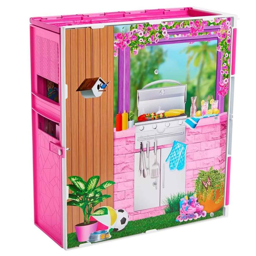 Barbie®'nin Yeni Portatif Evi 2024 (Bebek Dahil) HRJ77