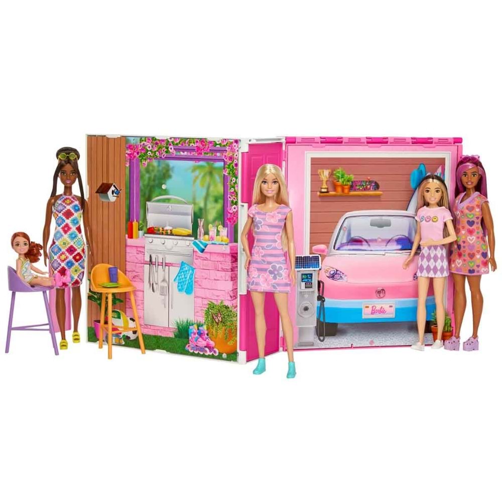 Barbie®'nin Yeni Portatif Evi 2024 (Bebek Dahil) HRJ77