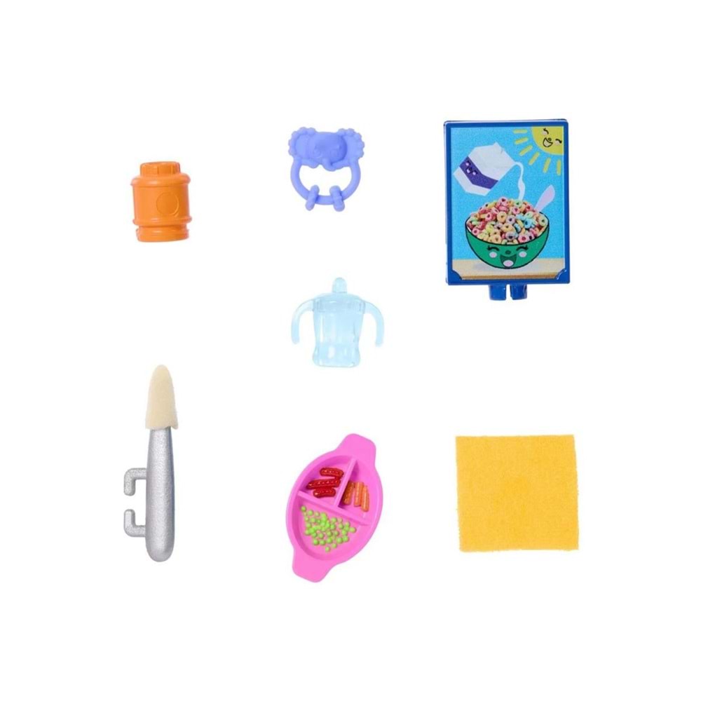 Barbie® Skipper® Bebek Bakıcısı™ Sarı Saçlı Bebek ve Oyun Seti HTK35