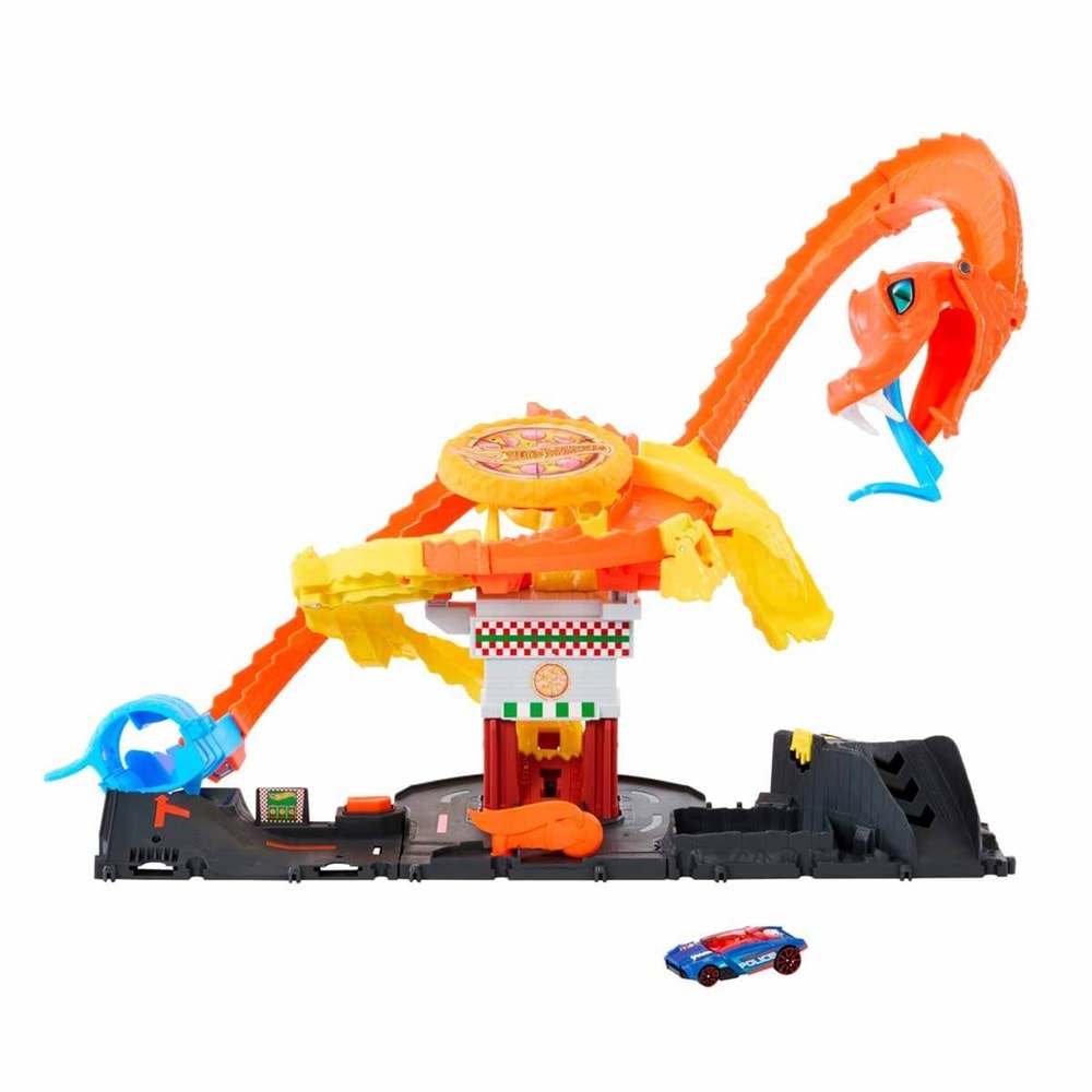 Hot Wheels® Pizza Dükkanında Kobra Macerası Oyun Seti HTN81
