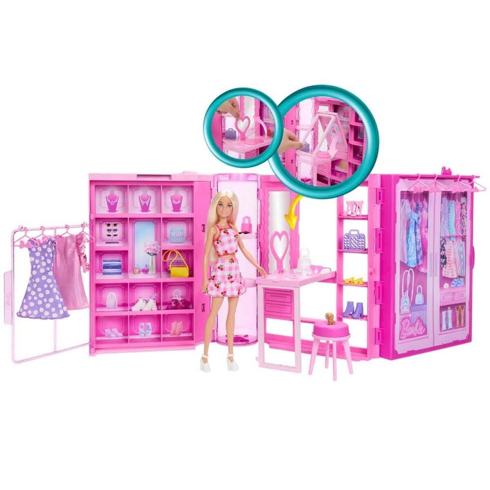 Barbie®'nin Rüya Gardrobu ve Bebek HXD58