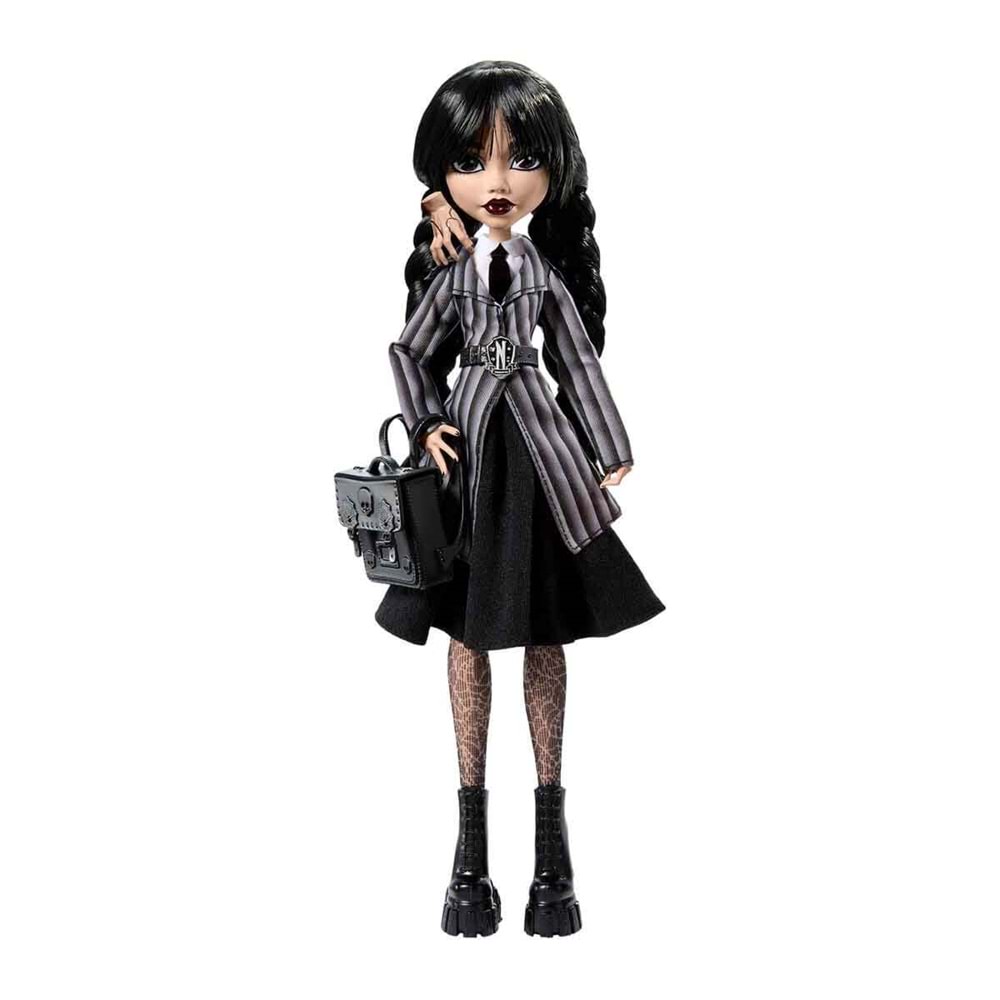 Monster High Koleksiyon - Wednesday Okul Üniformalı Bebek HXJ04