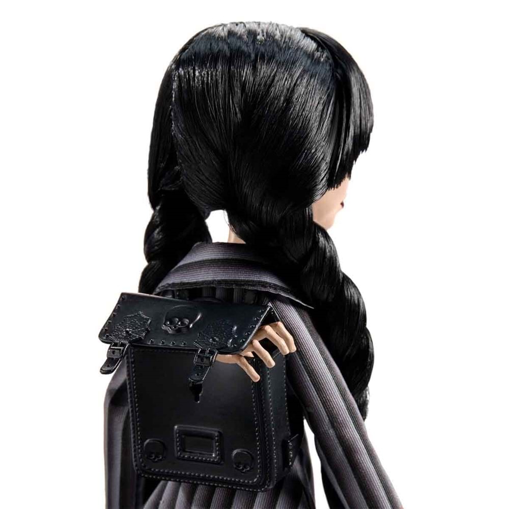 Monster High Koleksiyon - Wednesday Okul Üniformalı Bebek HXJ04