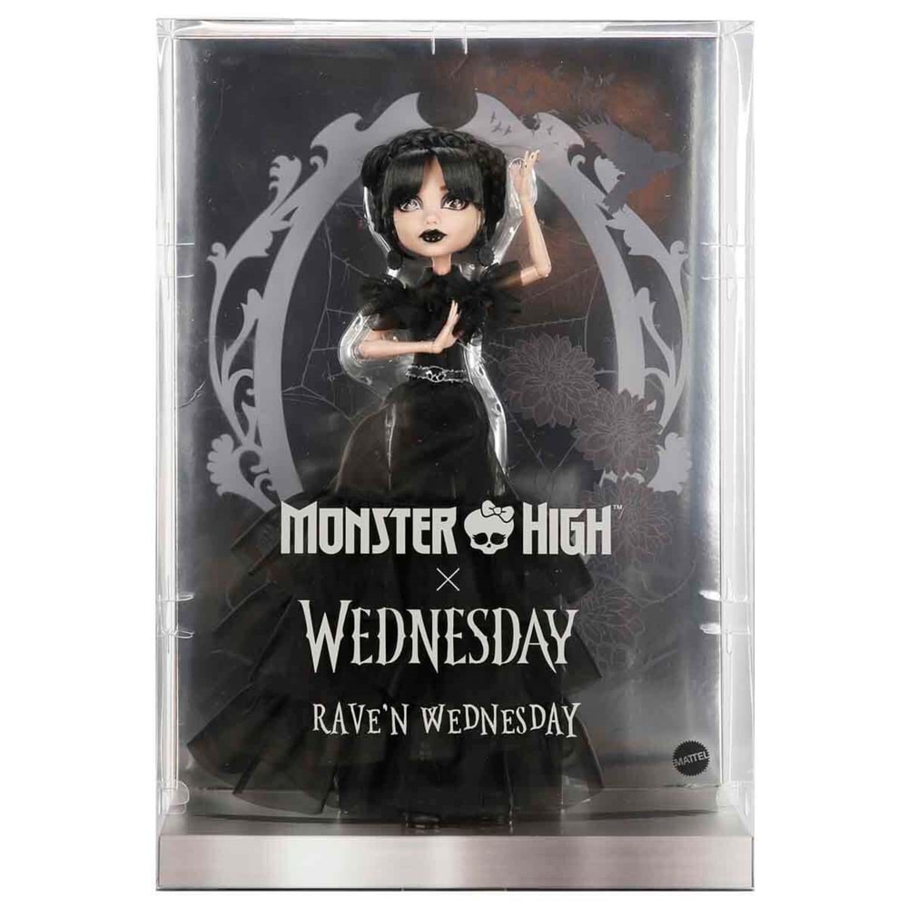 Monster High Koleksiyon - Wednesday Balo Elbiseli Bebek HXJ03
