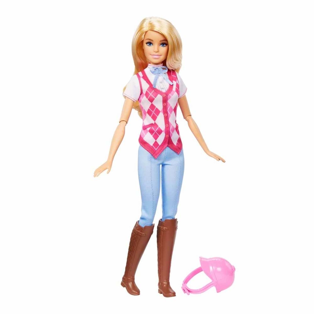 Barbie® Great Horse Chase Barbie Binici Bebek - Malibu HXJ38