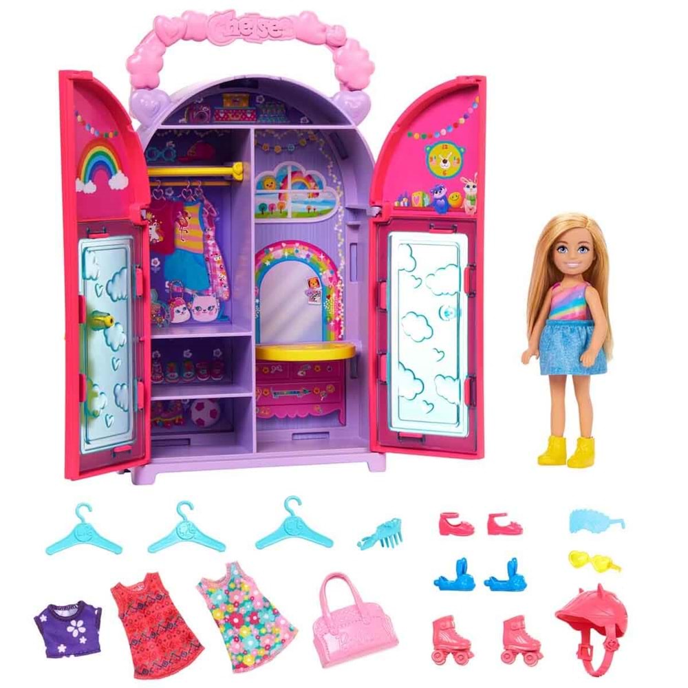 Barbie® Chelsea'nin Gardrobu Oyun Seti HXN03