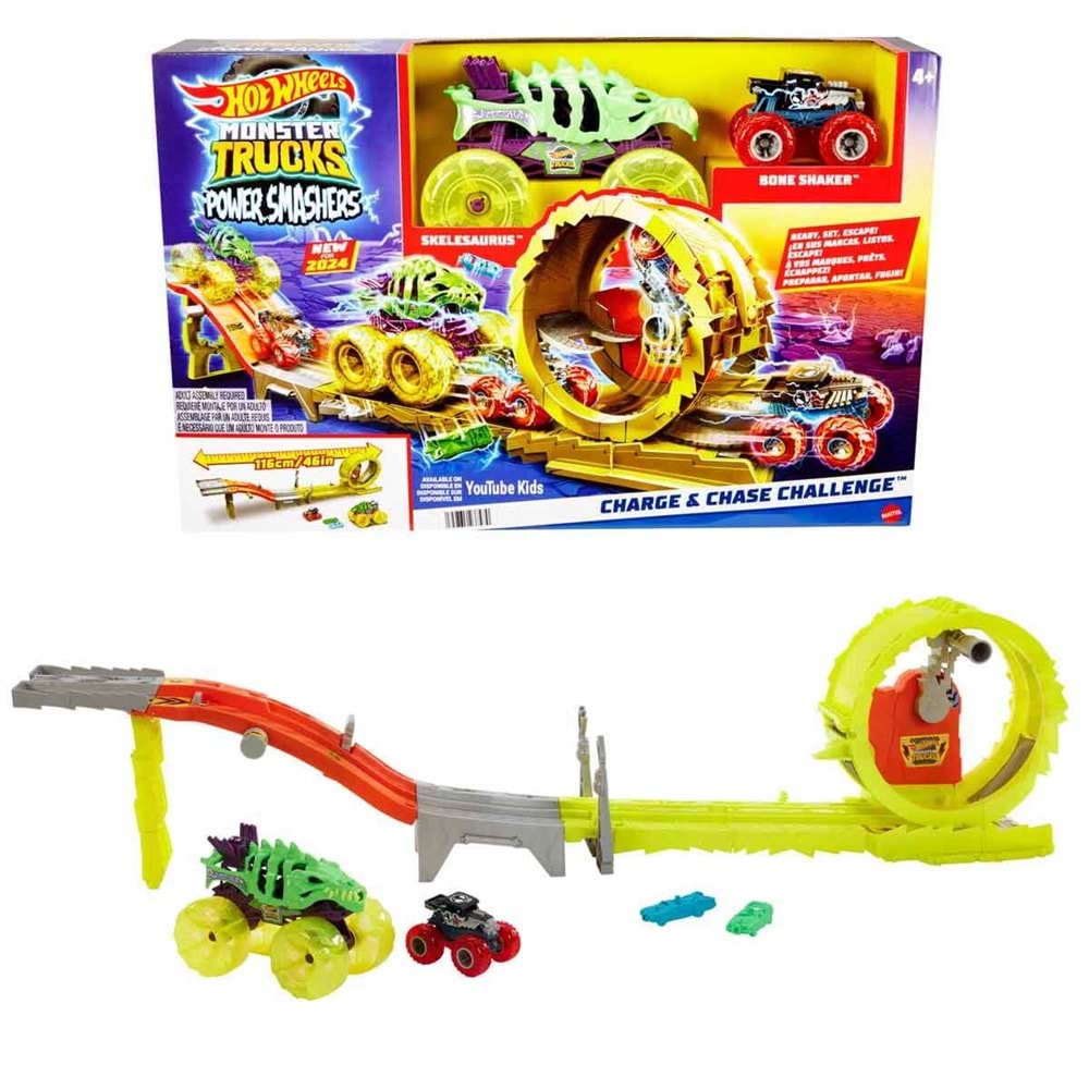 Hot Wheels® Monster Trucks Power Smashers Oyun Seti HXT05