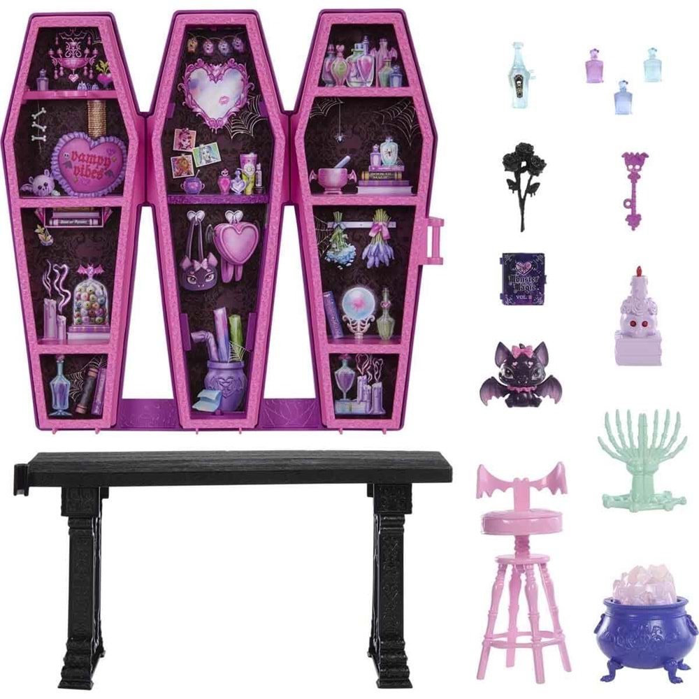 Monster High Draculaura'nın Gizemli İksirler Odası JBF15