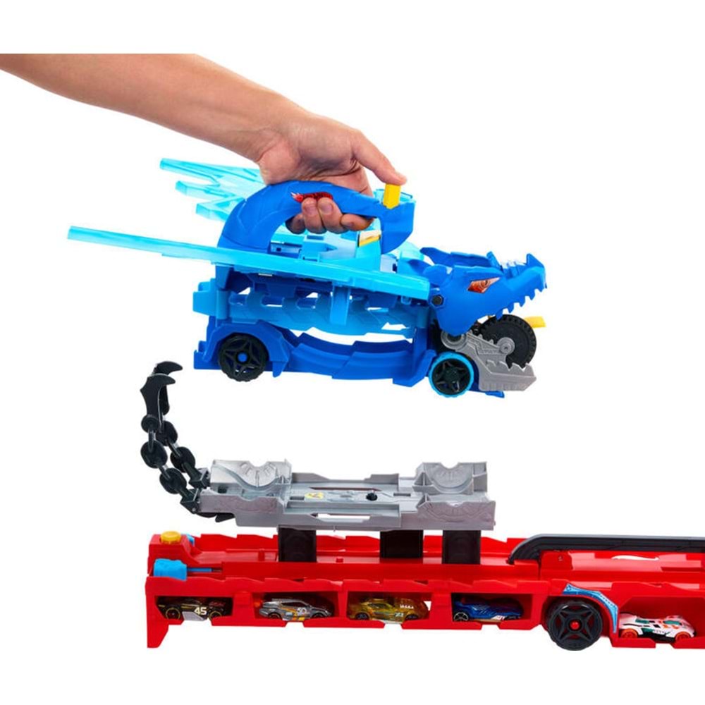 Hot Wheels Ultimate Çift Ejderha Taşıyıcı Dev Tır JBM72