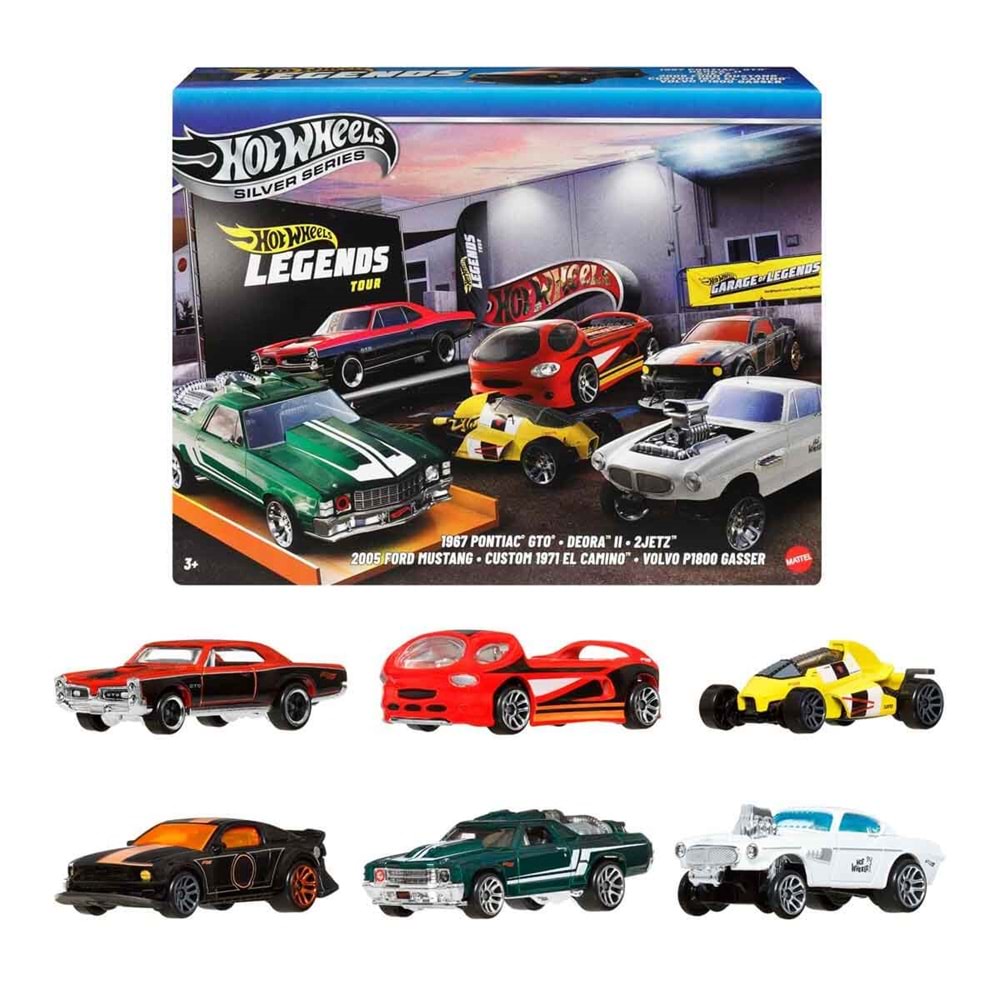Hot Wheels® Efsane Temalı Çoklu Arabalar JBY78
