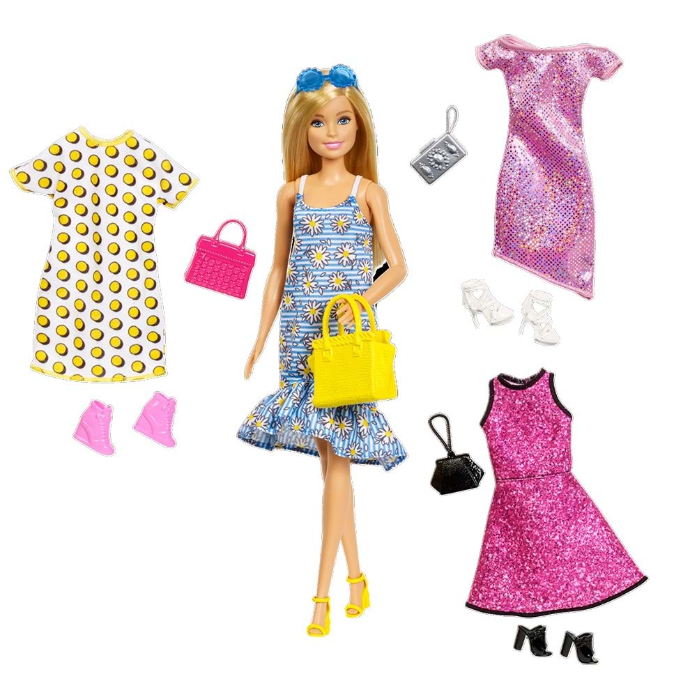Barbie Fashioniastas Aksesuarlı Bebek JCR80