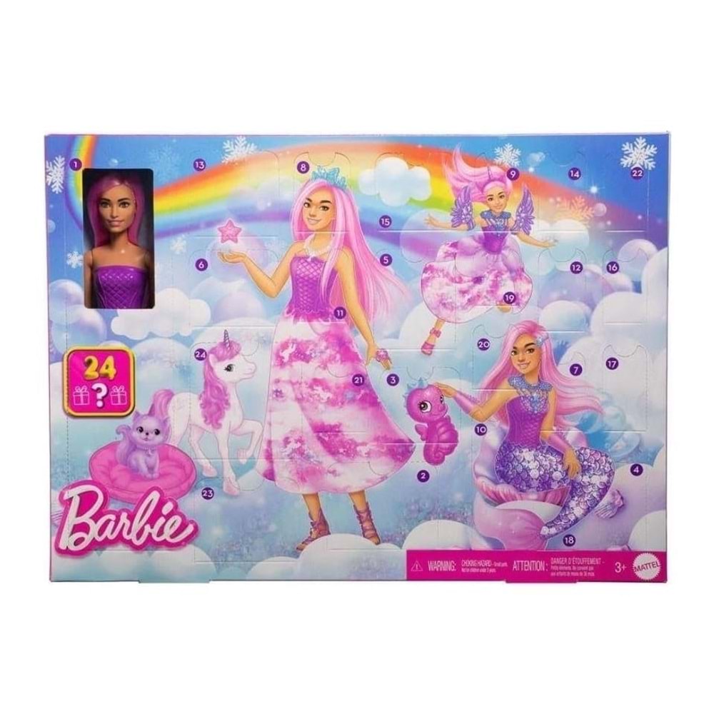 Barbie Advent Calendar -Yılbaşı Özel Seti JFL66