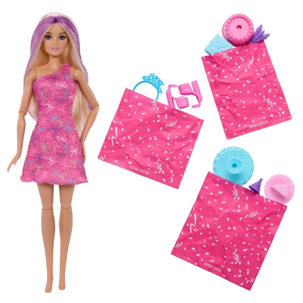 Barbie Party Unboxed™ Parti Sürprizi Doğumgünü JKF66