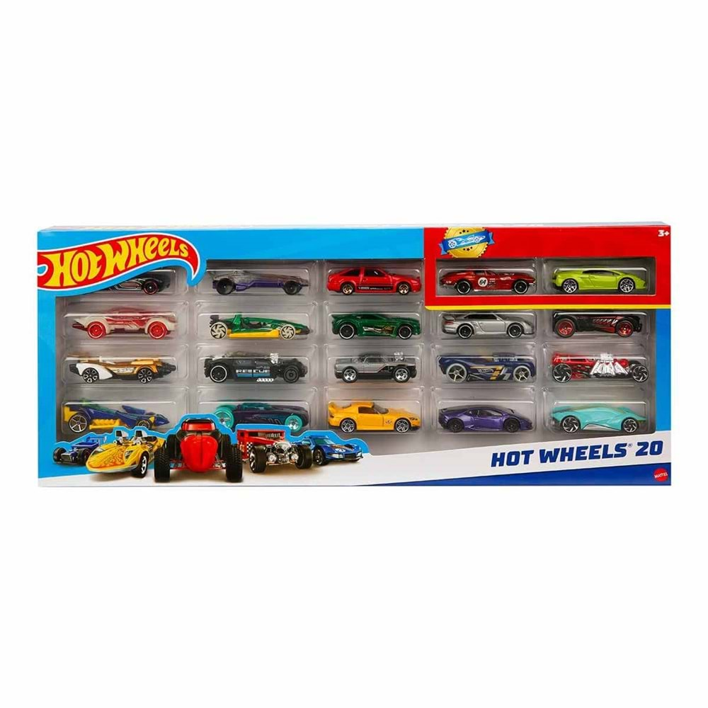 Hot Wheels Yirmili Araba Seti H7045