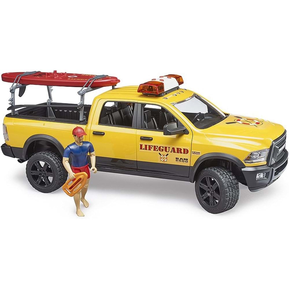 Bruder Ram Cankurtaran Aracı, Figür&Sörf Tahtası Br02506