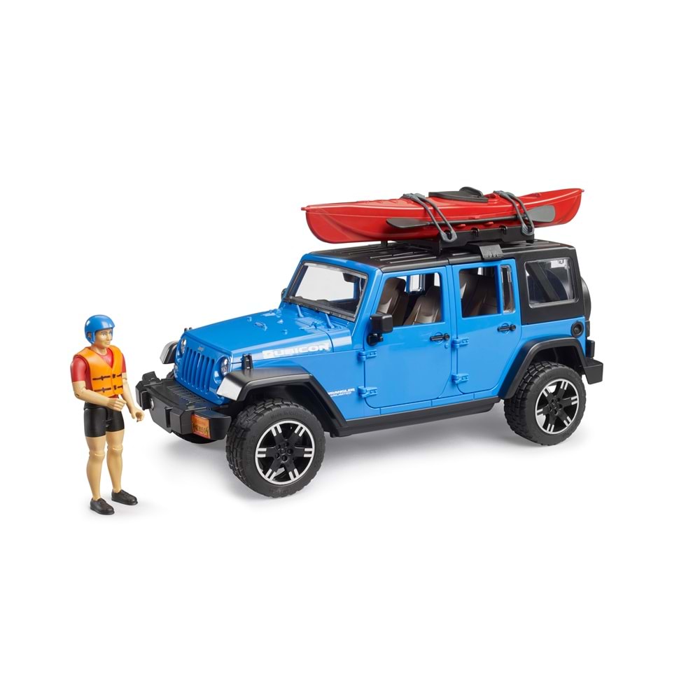 Bruder Jeep Wrangler Unlimited Rubicon, Kano Ve Sürücü Br02529