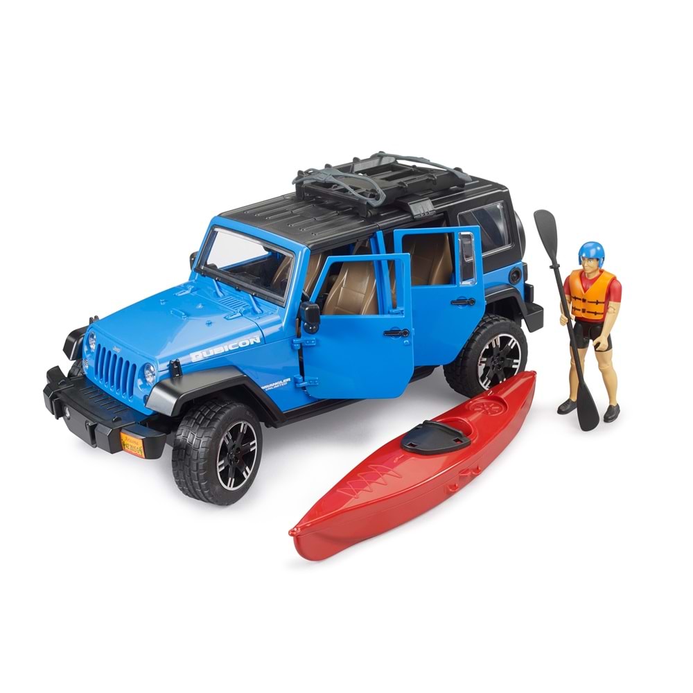 Bruder Jeep Wrangler Unlimited Rubicon, Kano Ve Sürücü Br02529