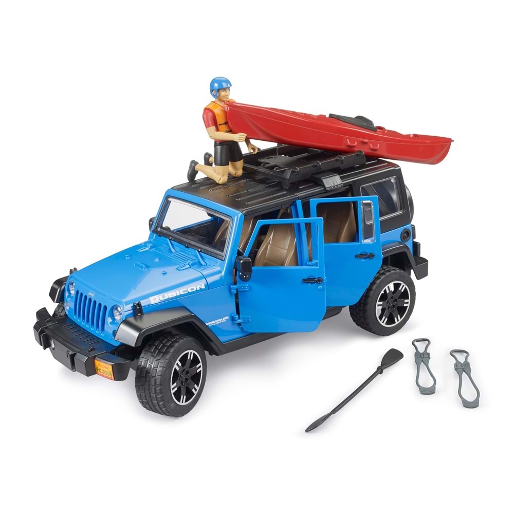Bruder Jeep Wrangler Unlimited Rubicon, Kano Ve Sürücü Br02529