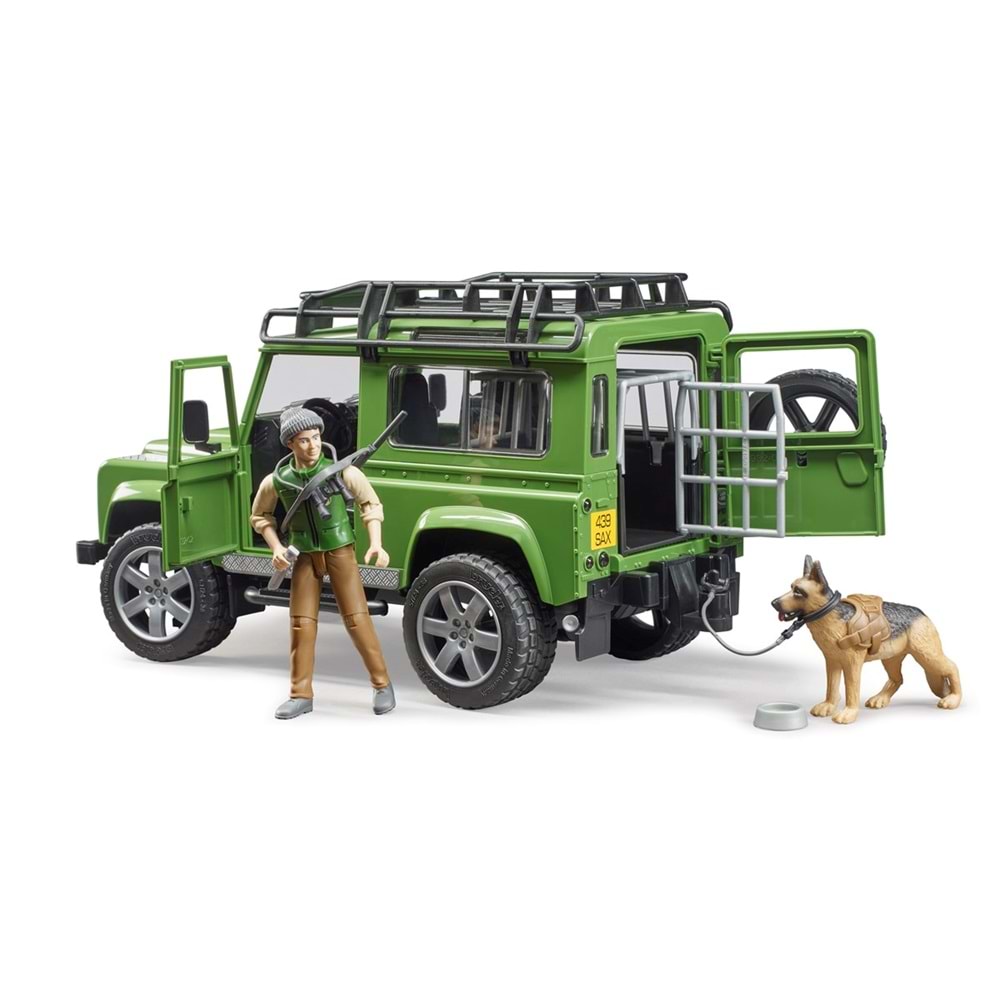 Bruder L.Rover Arazi Aracı- Orman Bekçisi& Köpeği Br02587
