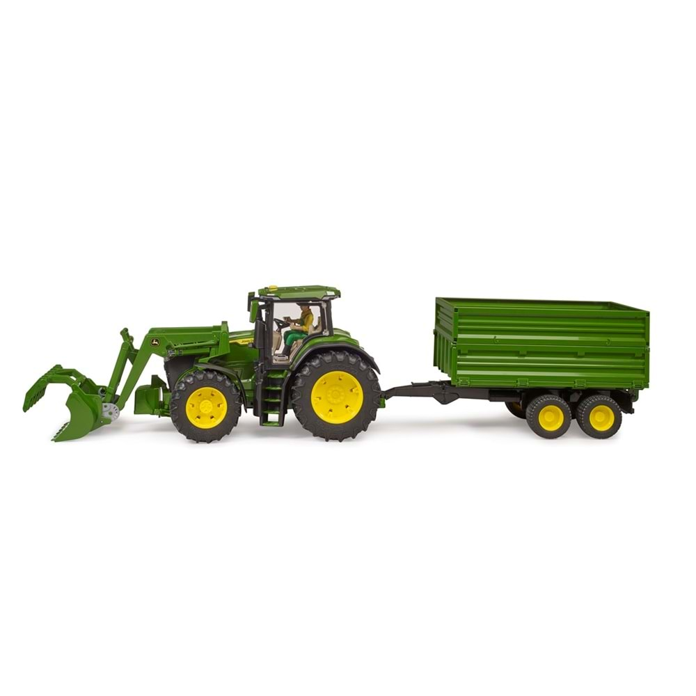 Bruder John Deere 7R 350 Kepçeli Traktör Ve Römork BR03155