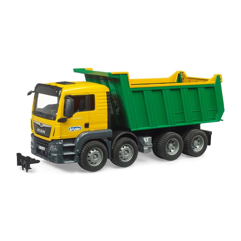 Bruder Man Tgs Damperli Kamyon (Sarı-Yeşil) Br03766