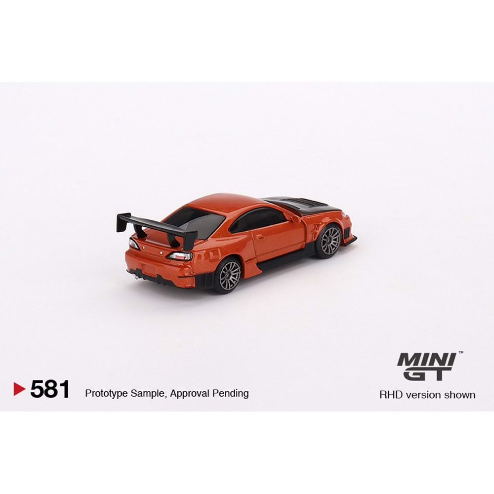 Mini GT 581 1:64 Nissan Silvia S15 D-MAX Metallic Orange