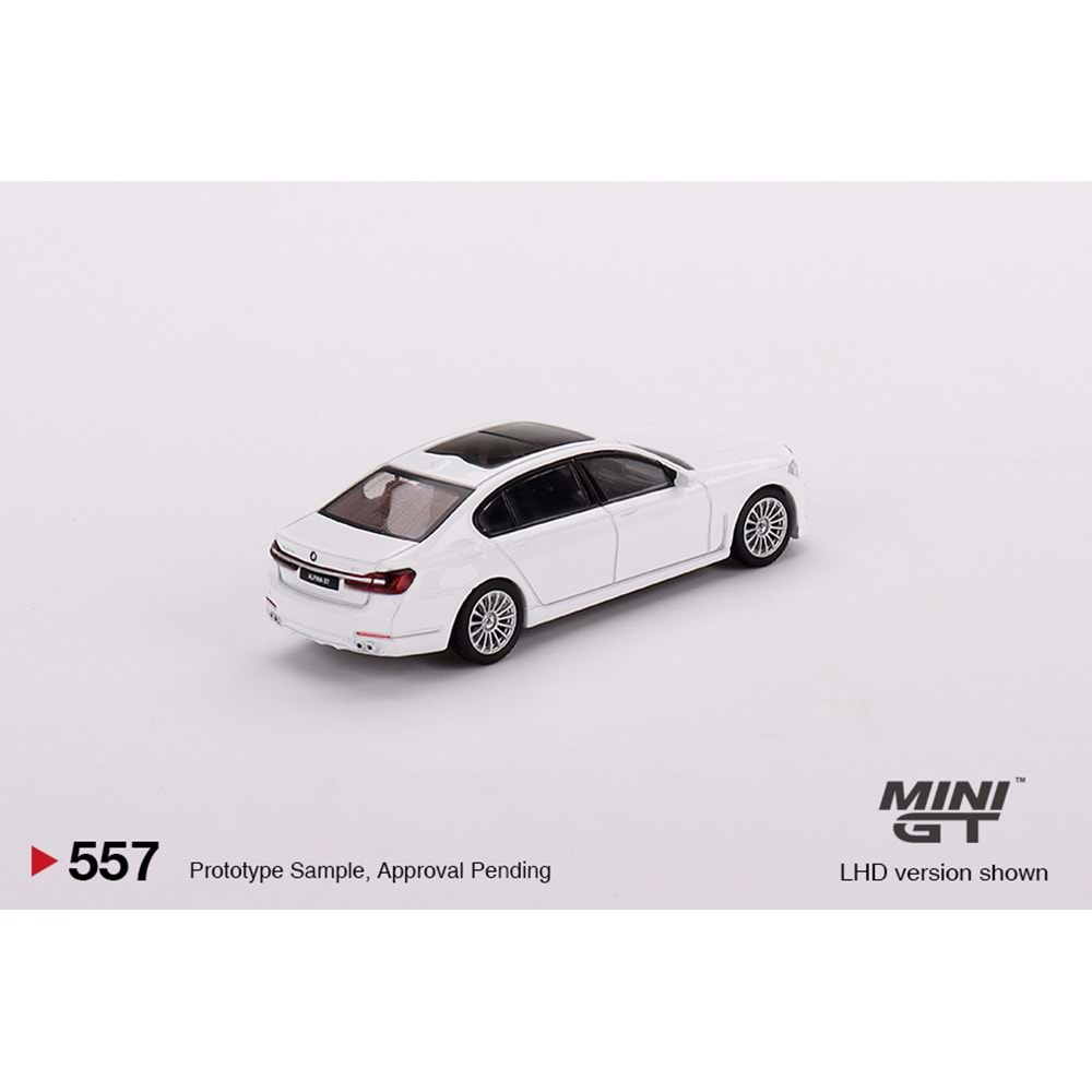 Mini GT 557 1:64 BMW Alpina B7 xDrive Alpine White LHD