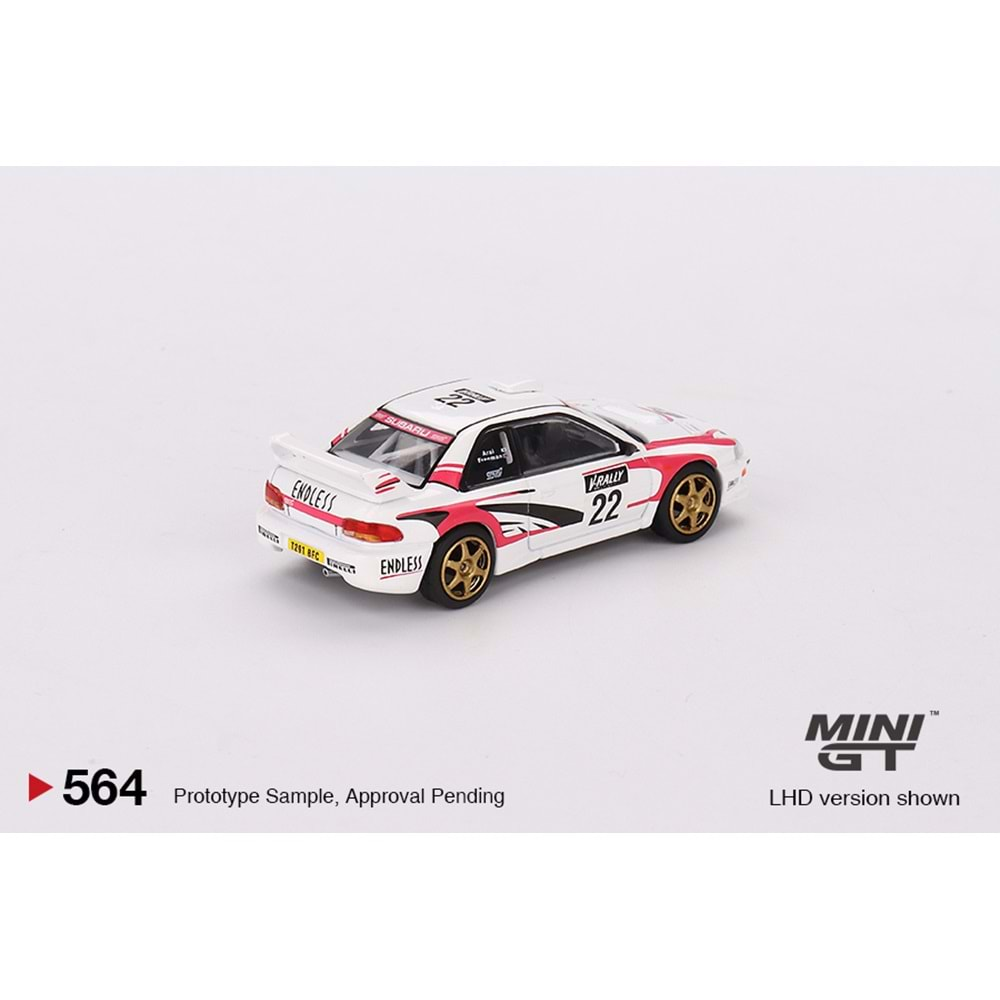 Mini GT 564 1:64 SUBARU Impreza WRC98 1999 Rally Tour de Corse #22