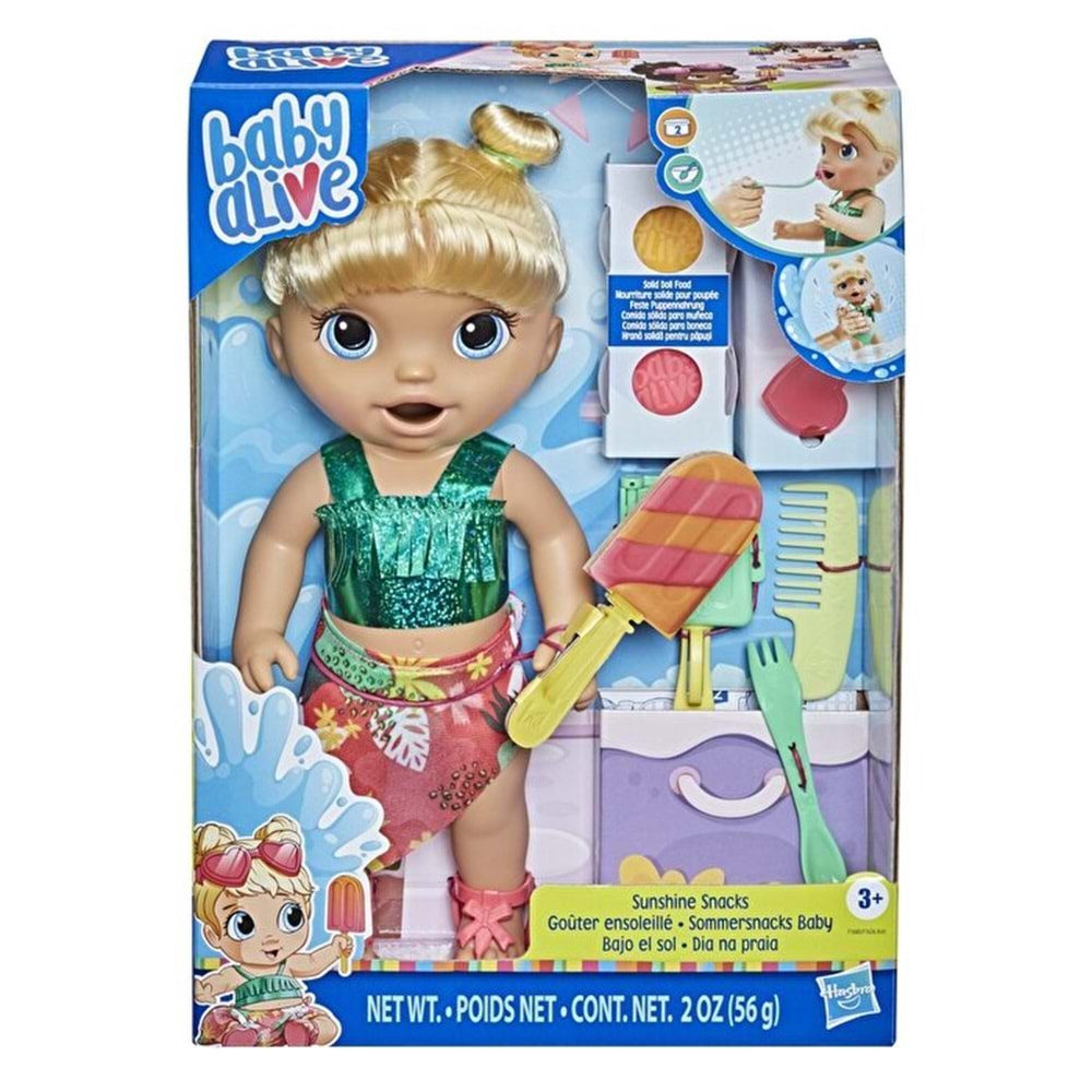 Baby Alive Bebeğimle Yaz Eğlencesi - Sarışın F1680