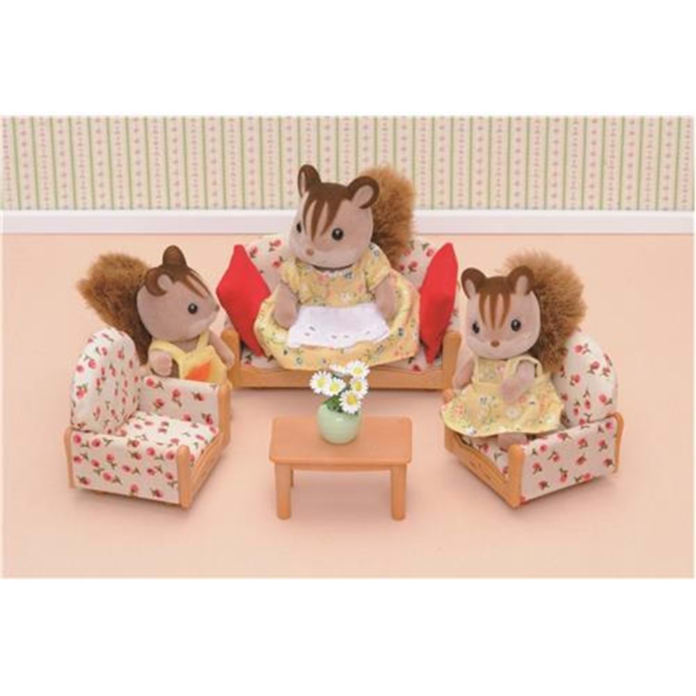 Sylvanian Families 3 Parça Koltuk Seti ve Orta Sehpa ESF4464