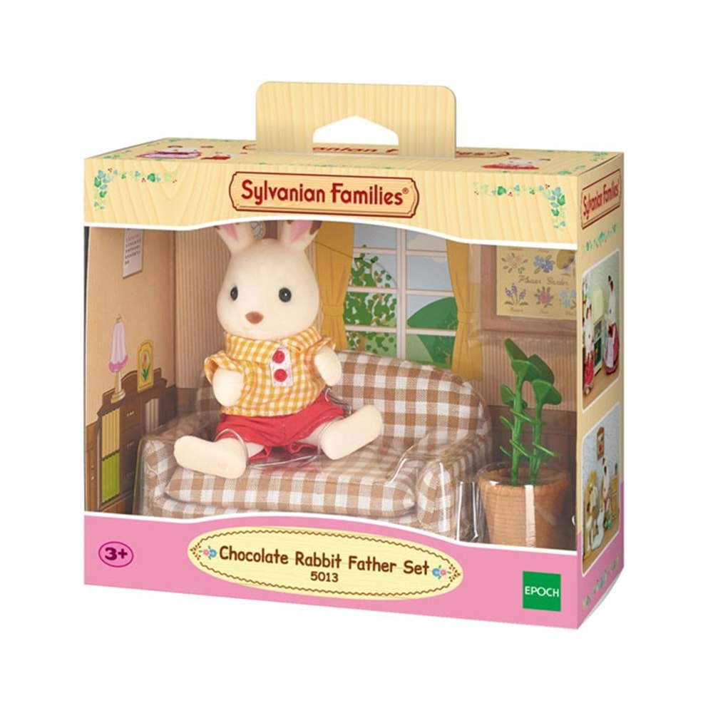 Sylvanian Families Çikolata Kulaklı Tavşan Baba Seti ESF5013